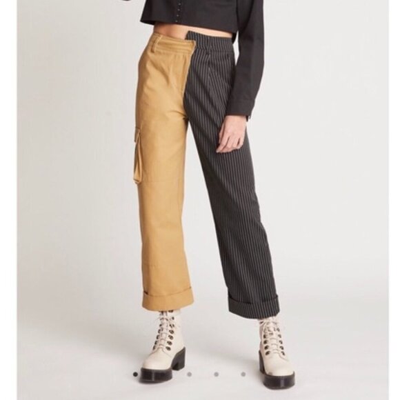 Choosy Day and Night Two Tone Color Block Pants Size 4 - Picture 1 of 14